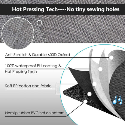 Honest Dog Car Seat Covers with Mesh Window,Dog Seat Cover with Side Flap for Cars, Trucks, and Suv'S - Waterproof & Nonslip Pet Seat Cover for Backseat(Grey,56" Wx60 L)